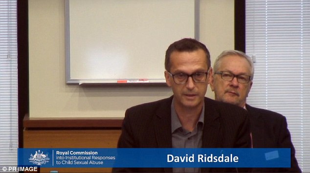 David Ridsdale (pictured) told Wednesday's royal commission that he told Cardinal Pell on the phone in 1993 that his uncle abused him from a young age.
