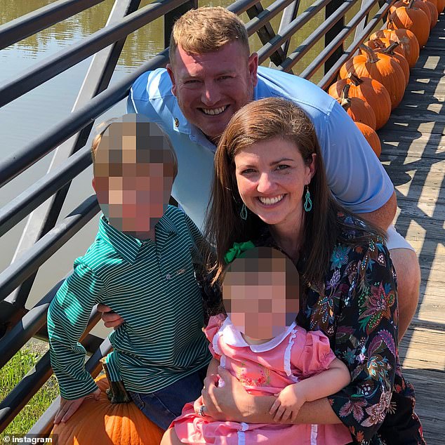 A cheating husband has been jailed for just 180 days after adding abortifacient drugs to his wife's drinks when she was seven months pregnant, meaning the child was born prematurely with learning difficulties.  Mason (left) and Catherine Herring (right)