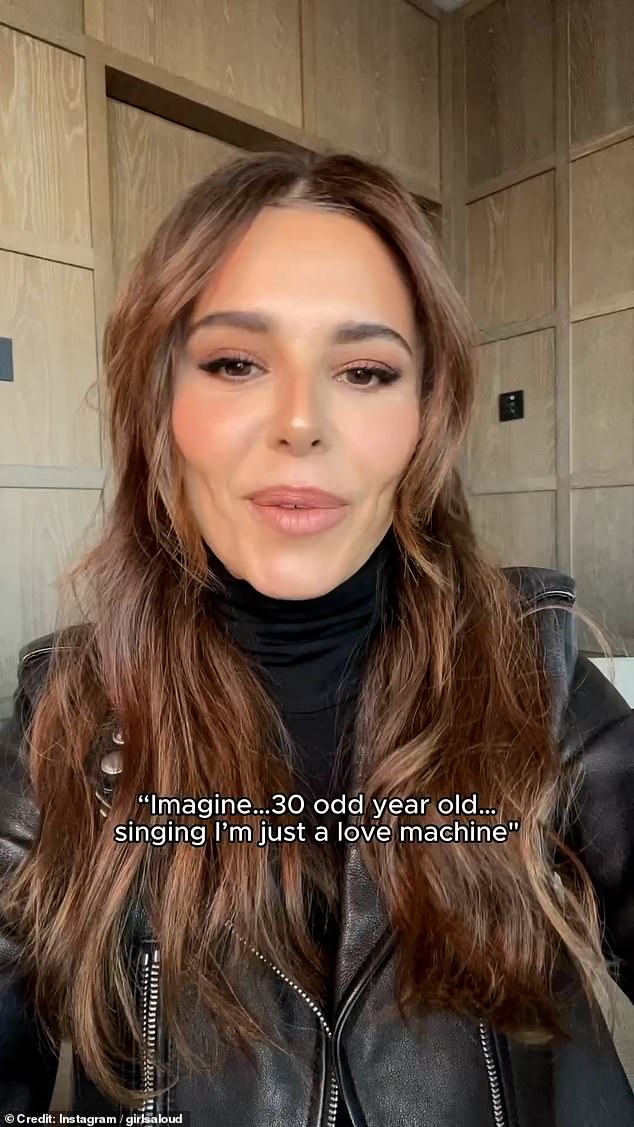 Cheryl, 40, flaunted her age-defying looks as she joined her Girls Aloud bandmates in a hilarious age-is-just-a-number Instagram video on Friday.