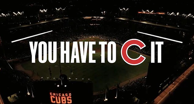 The Chicago Cubs were forced to quickly change their marketing campaign ahead of the new MLB season.