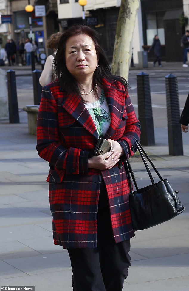 Guixiang Qin, 54, moved into Robert Harrington's home in Kings Lynn, Norfolk, a month after they met in January 2019.