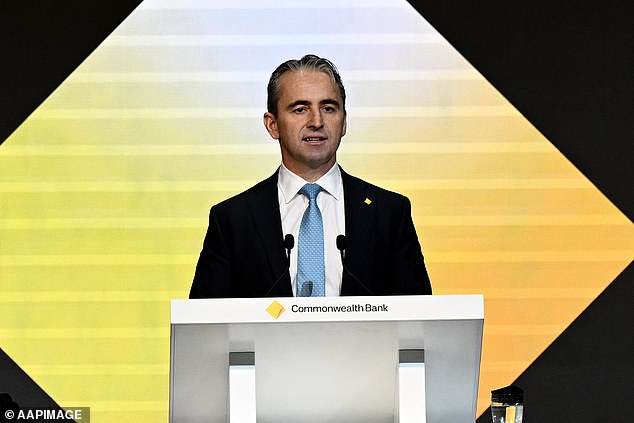 The well-paid chief executive of the Commonwealth Bank has admitted record immigration is good for Australia's biggest property lender.  Matt Comyn made the comment during an earnings presentation with analysts.