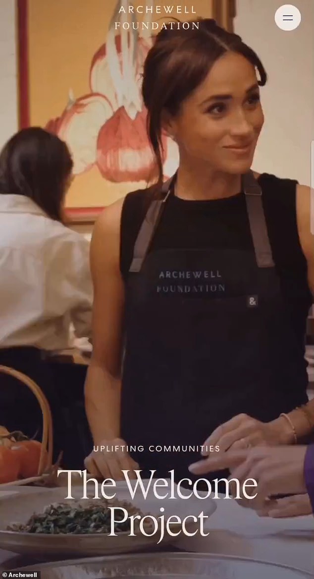 The Duchess of Sussex appears in a video about the Southern California Welcome Project