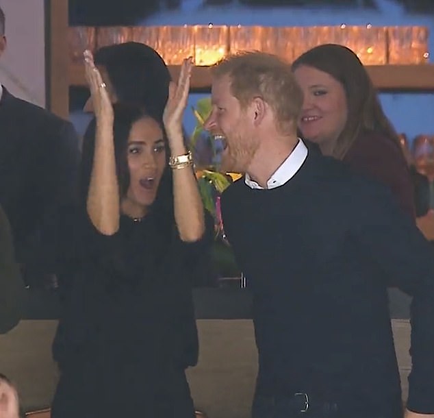 The couple clearly enjoyed being back in Canada in December for an NHL game. It is the country where Meghan worked as an actress and they fell in love. They will return next week.
