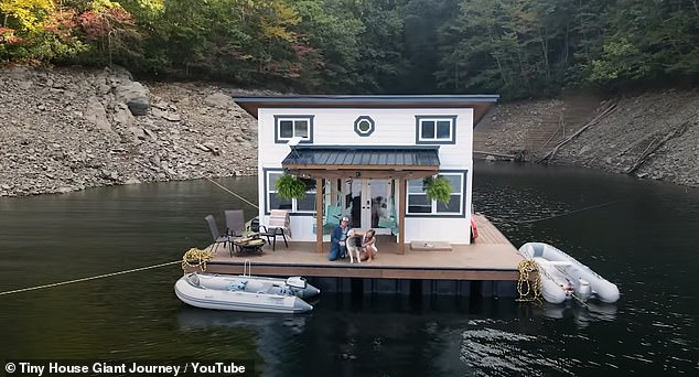 Sarah Spiro, 27, and Brandon Jones, 40, spent two months and $90,000 bringing their grand design to life.
