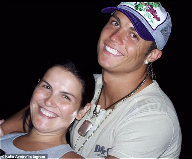 Cristiano Ronaldo's sister Katia Aveiro shares snaps in a gushing post to celebrate her 39th birthday, including a 2006 photo taken while her brother was playing for Manchester United.