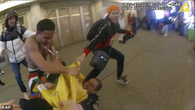 Three NYPD officers were beaten by a group of immigrants in Times Square and left with minor injuries last month.