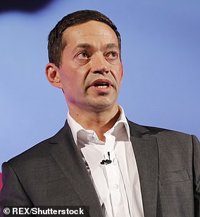 Depression: Currys chief executive Alex Baldock (pictured) has seen the stock fall more than 50% in the last two years.
