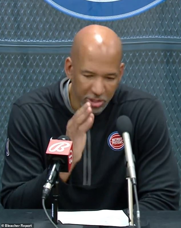 Monty Williams walked out of his postgame press conference after a close loss to the Knicks.