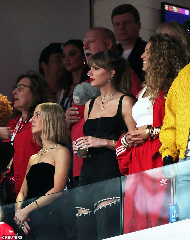 Superstar and style icon Taylor Swift was spotted wearing Australian designer Dion Lee's brand at Super Bowl LVIII.