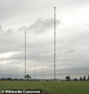 Last legs: These Droitwich transmission towers are all that keeps the RTS service going