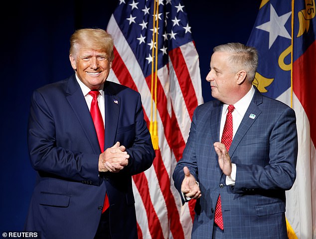 Donald Trump endorses North Carolina GOP chair Michael Whatley to be the next head of the RNC – and backs his ‘dedicated MAGA’ daughter-in-law Lara to be co-chair