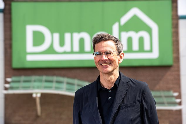 In charge: Nick Wilkinson, CEO of Dunelm