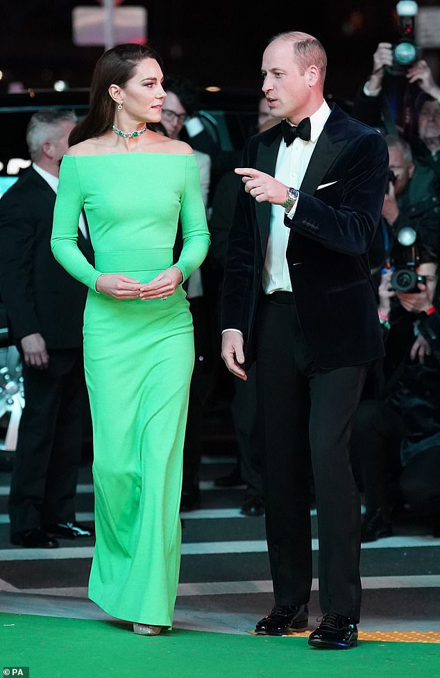 The Prince and Princess of Wales arrive at the second annual Earthshot Prize ceremony in 2022