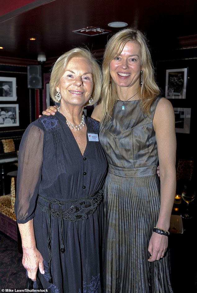 The Duchess of Kent with her daughter Lady Helen Taylor at a Future Talent Gala fundraising evening at Ronnie Scott's Club in 2008