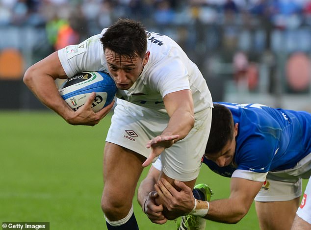 Alex Mitchell was one of England's try scorers as they battled from behind against Italy.