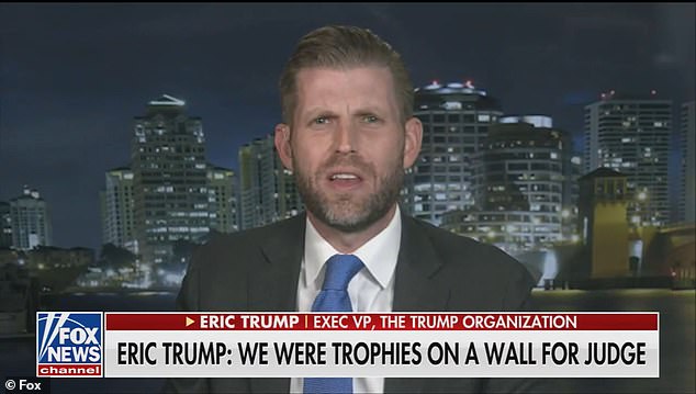 Eric Trump has now responded to the decision handed down by Engoron, saying that they had been 