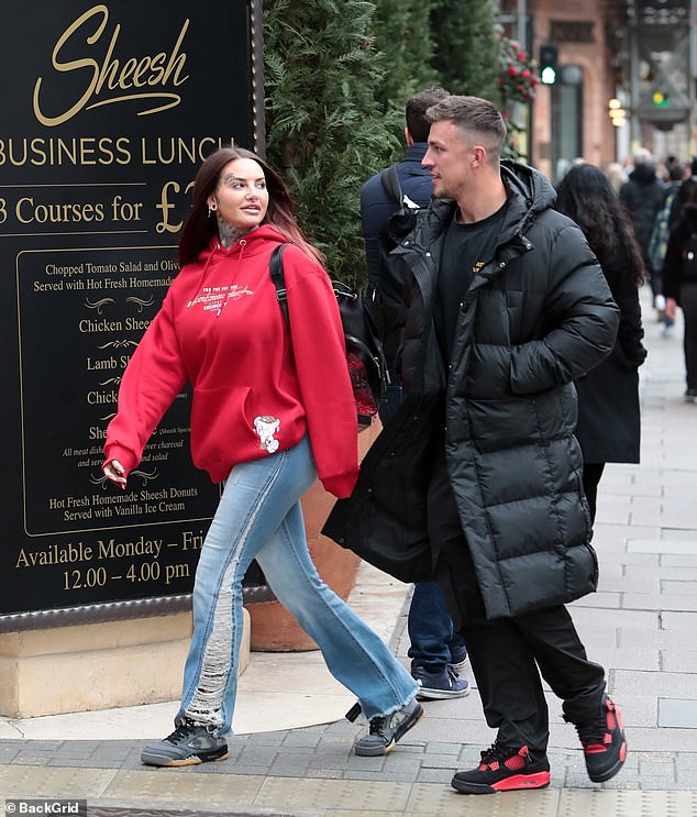 Ex On The Beach's Jemma Lucy and Love Island's Mitchel Taylor continued to fuel romance rumors when they were spotted enjoying a lunch date in Mayfair on Sunday.