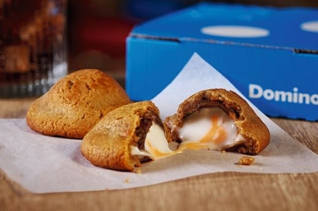Earlier this week, pizza chain Domino's announced a new collaboration with Cadbury's, involving a whole egg inside a chocolate chip cookie.