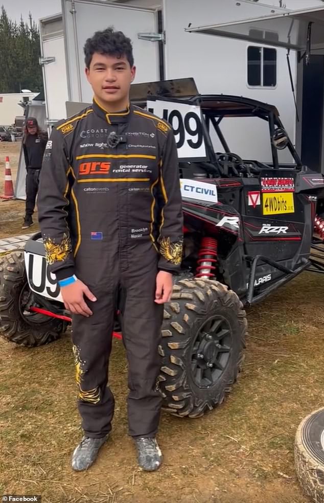 Brooklyn Horan was capable of driving a high-powered motor vehicle at age 15.  He died during a race in New Zealand on Sunday.