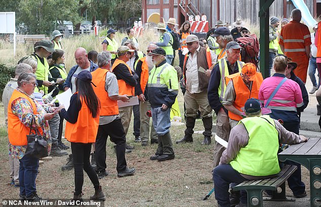Volunteers have organized a large-scale search for missing woman Samantha Murphy. Daily Mail Australia does not suggest any of them were involved in the search for Ms Murphy.