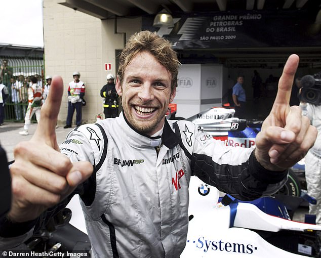 Button (pictured, during his racing career in 2009) claims that Eccles is backing out of the deal because he can't register the car in his own country?