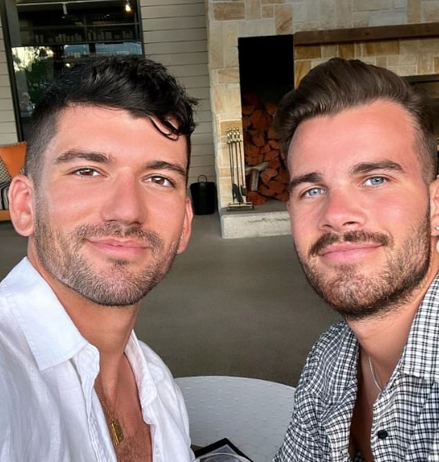 The Channel 10 presenter and his new partner (in the photo) made their relationship public weeks ago