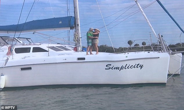 The couple were sailing on their catamaran 'Simplicity' and enjoying a once-in-a-lifetime trip when the incident occurred.