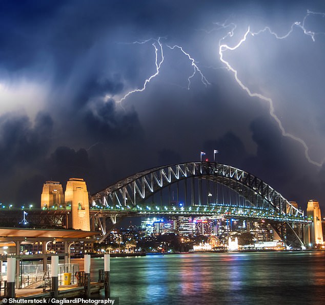 The Bureau of Meteorology has issued a severe storm warning for heavy rain, damaging winds and large hail for much of New South Wales on Friday and Saturday, placing a question mark over Swift's first and second Sydney shows .