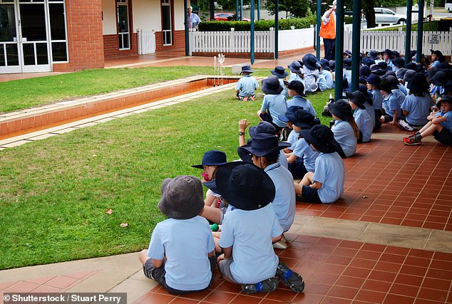 School children in South Australia (file photo pictured) can no longer have access to their beloved fairy bread in the canteen or at parties or class rewards.