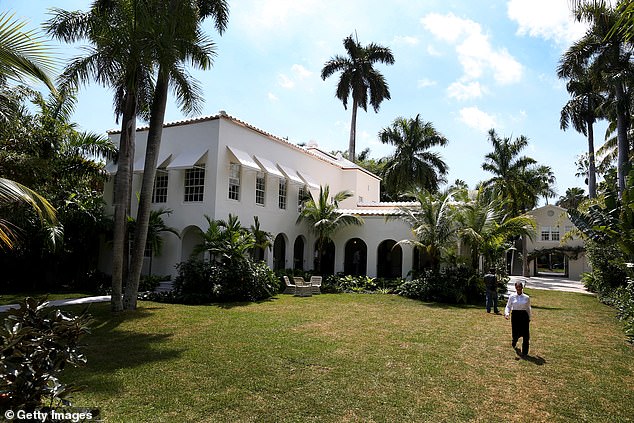 Al Capone's former home is seen during a tour of the historic home on March 18, 2015 in Miami Beach, Florida.