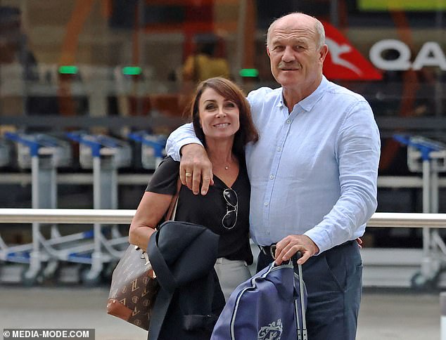 Wally Lewis (pictured with partner Lynda Adams) has been diagnosed with probable chronic traumatic encephalopathy (CTE), the fatal brain disease associated with repeated blows to the head.