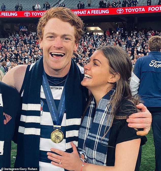 Rohan was on top of the world, having won the AFL premiership and expecting a child with his wife Madi, but the couple would soon receive the heartbreaking news.