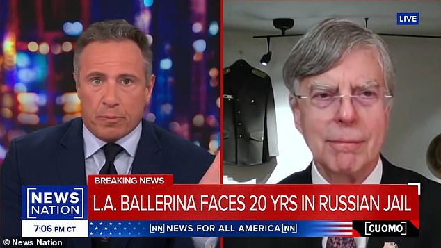 During an appearance on CUOMO on NewsNation, former ambassador Bill Taylor was asked if Ksenia Karelina's arrest for high treason was a way for Putin to show disdain for the United States.