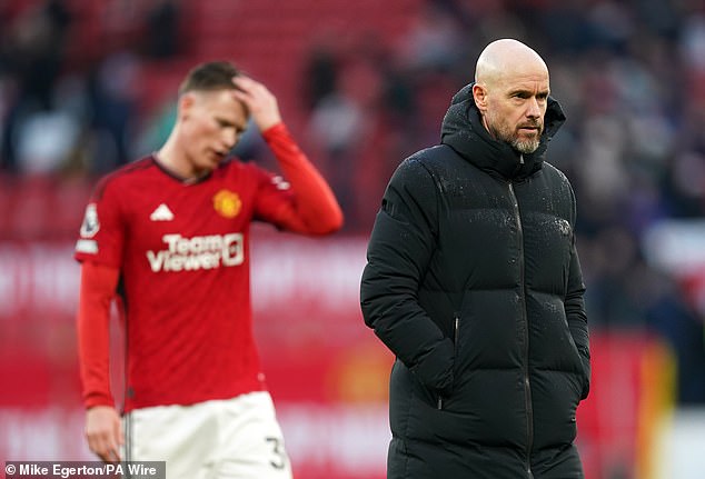 Erik ten Hag's team suffered another painful defeat as their disappointing season continued.