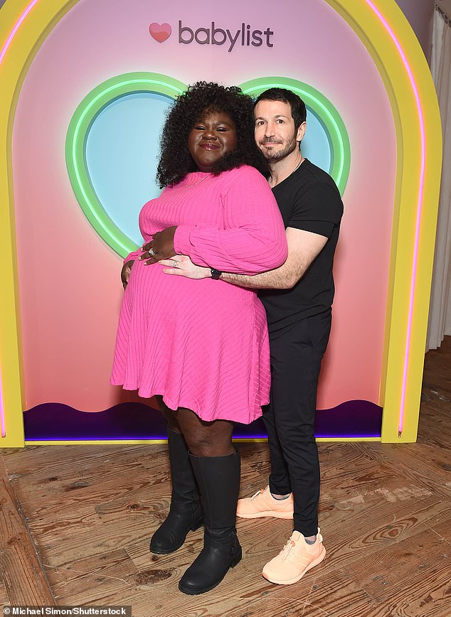 Gabourey Sidibe is expecting twins with husband Brandon Frankel, and the star revealed the surprise baby at an event in Los Angeles on Tuesday.