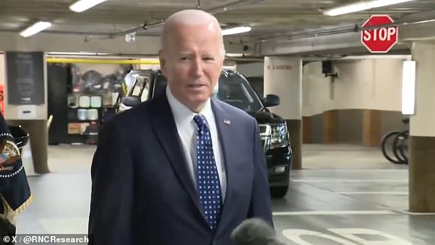 President Joe Biden suffered another public gaffe on Thursday, mistakenly calling Yulia, Alexei Navalny's widow, 'Yolanda' in a brief meeting with reporters in San Francisco.