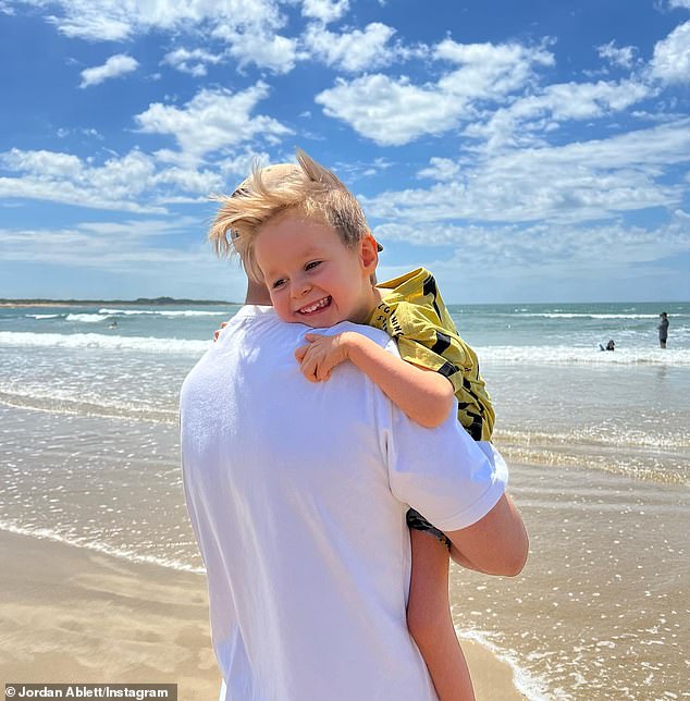 Gary and Jordan also celebrated their son Levi's fifth birthday in January. The couple shared a series of sweet images of the baby enjoying a day at the beach to mark the occasion.
