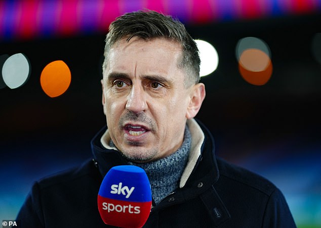 Gary Neville admitted not recognizing Harry's styles when he met members of the Sky Sports team ahead of Manchester United's clash with Luton on Sunday.
