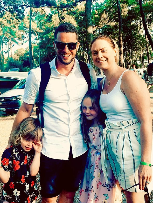 Craig with his wife Tracey and their two children: Isla and Zach.