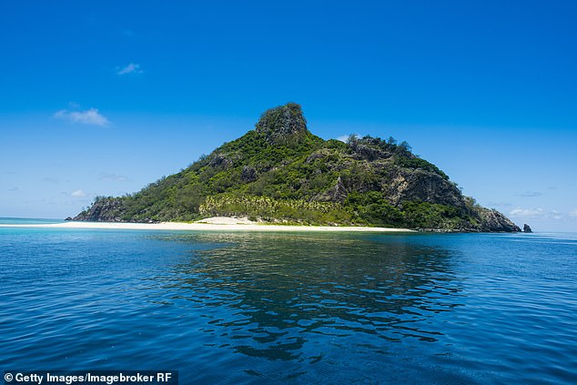 The plane crashed while attempting to return to Half Moon Bay after heading to the businessman's private island in Fiji (pictured)