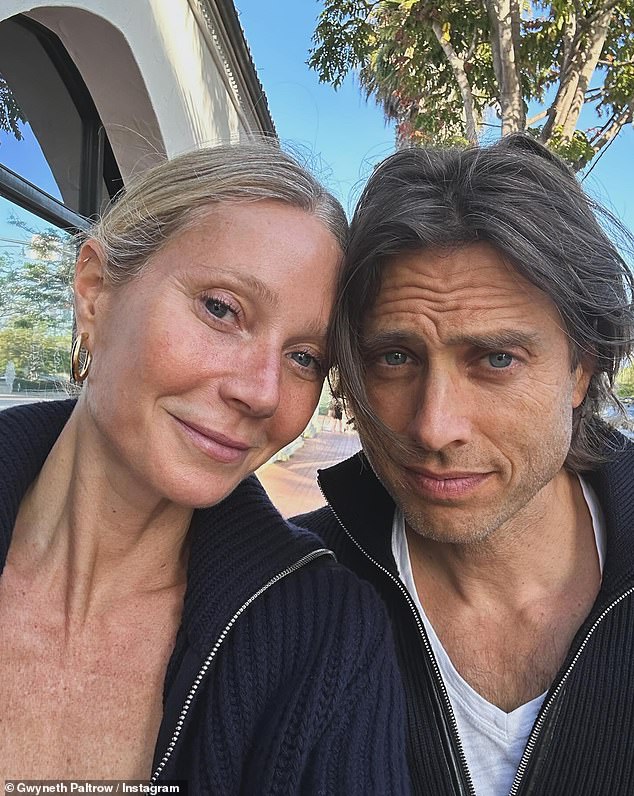 Gwyneth Paltrow showed that she is going from strength to strength with her husband Brad Falchuk on Valentine's Day