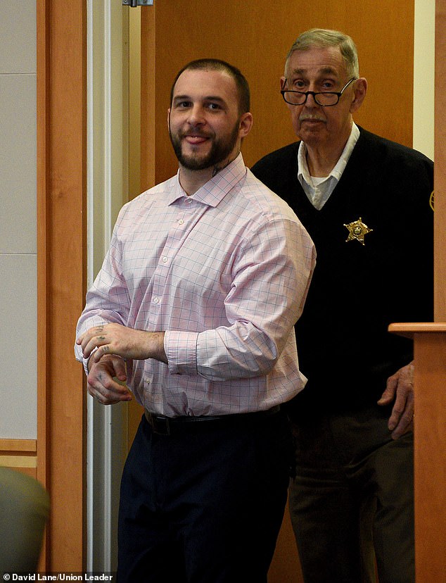 Adam Montgomery stuck out his tongue and smiled as his murder trial began with jury selection Tuesday.  He maintains that he did not kill the five-year-old girl, but admitted to covering up her death and helping to dispose of her body.