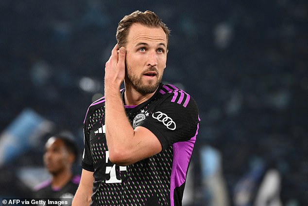 Harry Kane could not avoid Bayern Munich's 1-0 defeat against Lazio in the Champions League