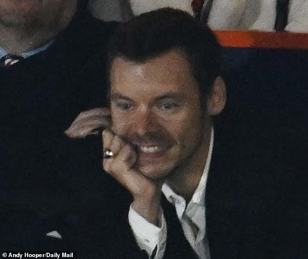 Harry Styles sent his fans into a frenzy when he debuted a new grown-up hairstyle at a football game over the weekend.