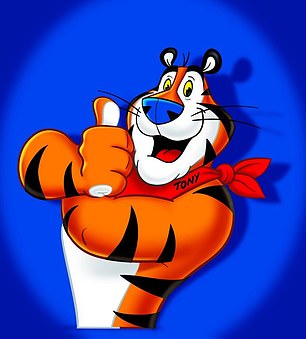 Tony the Tiger has been the face of Kellogg's Frosties since the 1950s