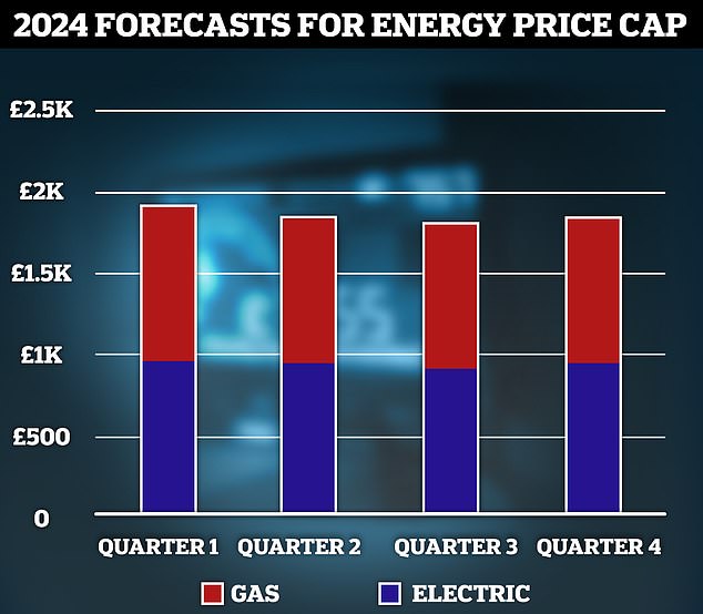 The maximum price will increase in January, but is expected to drop slightly in the spring before rising again in the winter of 2024.