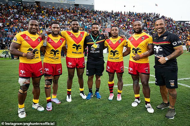 The PNG Hunters (pictured) will host Wynnum-Manly in Port Moresby on March 9.