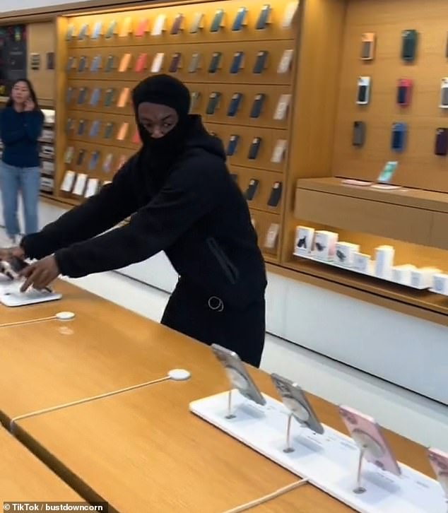 An Apple store in Oakland was robbed by a customer who ripped several iPhones from their stalls earlier this week. The Bay Area city has become synonymous with skyrocketing crime and prosecutors seemingly can't address it.