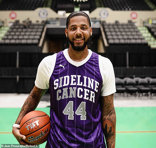 Will Wise, 30, originally from Philadelphia, USA, but now living in London, had kept fit by playing basketball professionally for seven years and continued to maintain his fitness ever since, until he was diagnosed with cancer.' shock' in 2022.